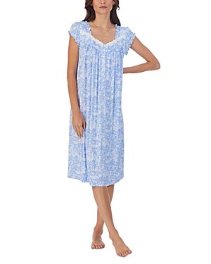 Eileen West Floral Cap Sleeve Waltz Nightgown