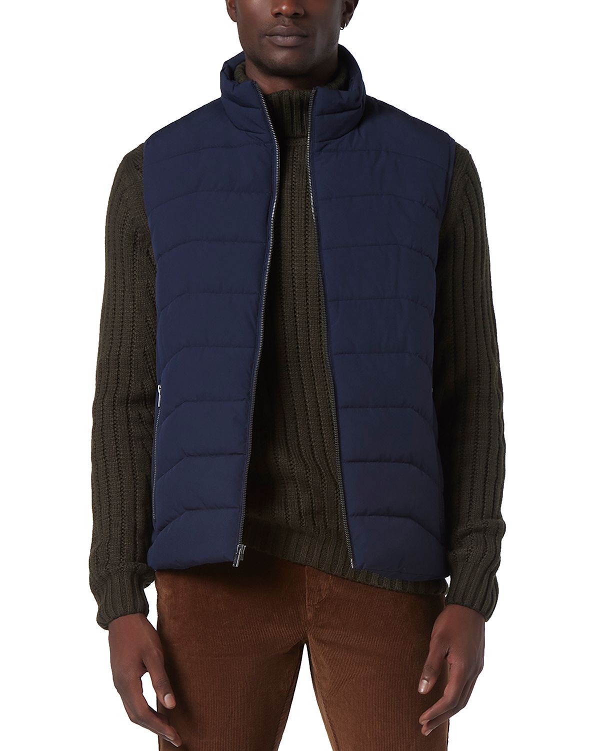 Andrew Marc Garrick Stretch Water Resistant Quilted Puffer Vest