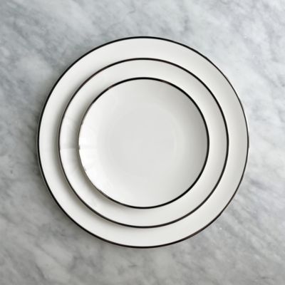 Alex Platinum 8" Salad Dessert Plate, Set of 2
