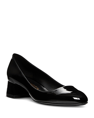 Stuart Weitzman Women's Vivienne 35 Slip On Pumps In Black