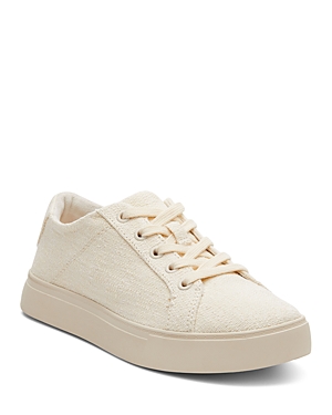 Shop Toms Women's Low Top Lace Up Sneakers In Natural