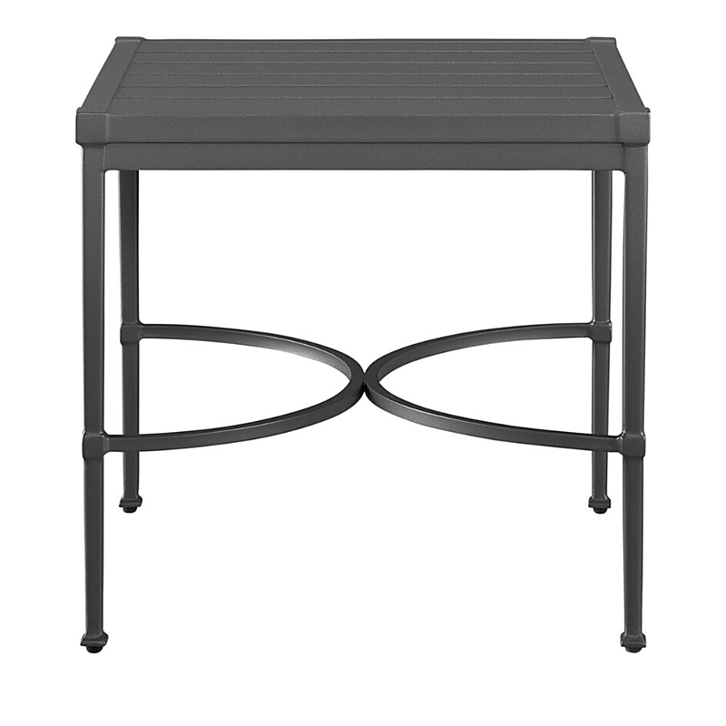 Universal Bloomingdale's Seneca Outdoor End Table In Charcoal
