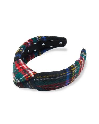 Lele Sadoughi Plaid Flannel Knotted Headband  display picture 1