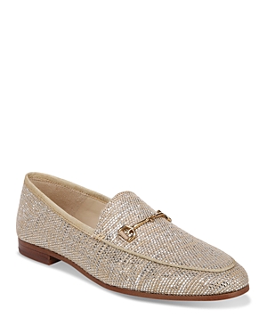 Shop Sam Edelman Women's Loraine Loafers In Platinum