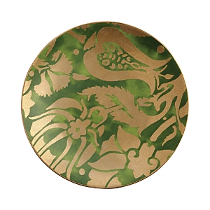 L'objet 4-piece Fortuny Melagrana Dessert Plates In Green