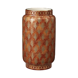 Shop L'objet Fortuny Piumette Vase, Medium In Brown