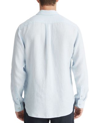 Solid Linen Button Down Shirt