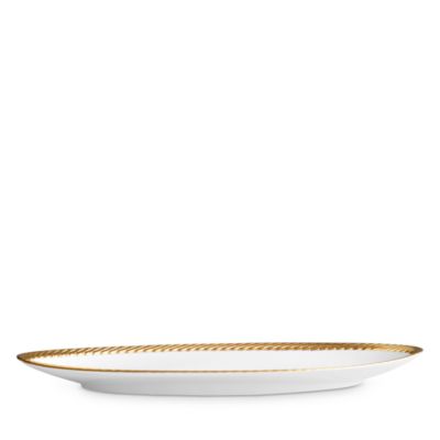 Corde Gold Oval Platter, Small