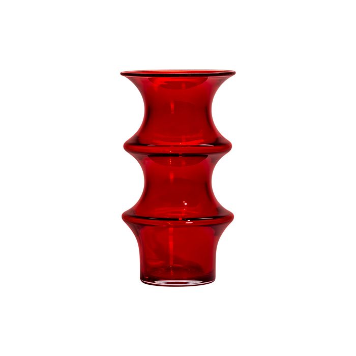 Shop Kosta Boda Pagod Vase In Red