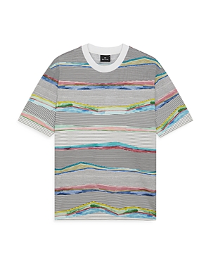 Ps By Paul Smith Paul Smith Printed Short Sleeve Tee In Multi