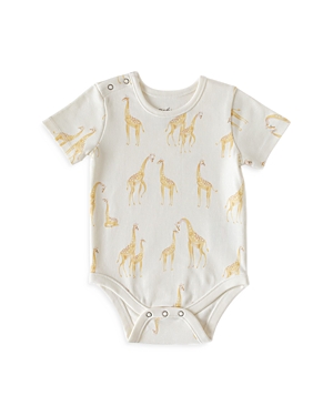 Shop Pehr Unisex Follow Me Short Sleeve Bodysuit - Baby In Giraffe