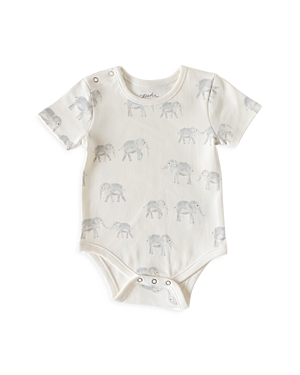 Pehr Unisex Follow Me Short Sleeve Bodysuit - Baby In Elephant
