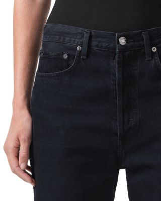 '90s Pinch Waist High Rise Straight Jeans in Crushed