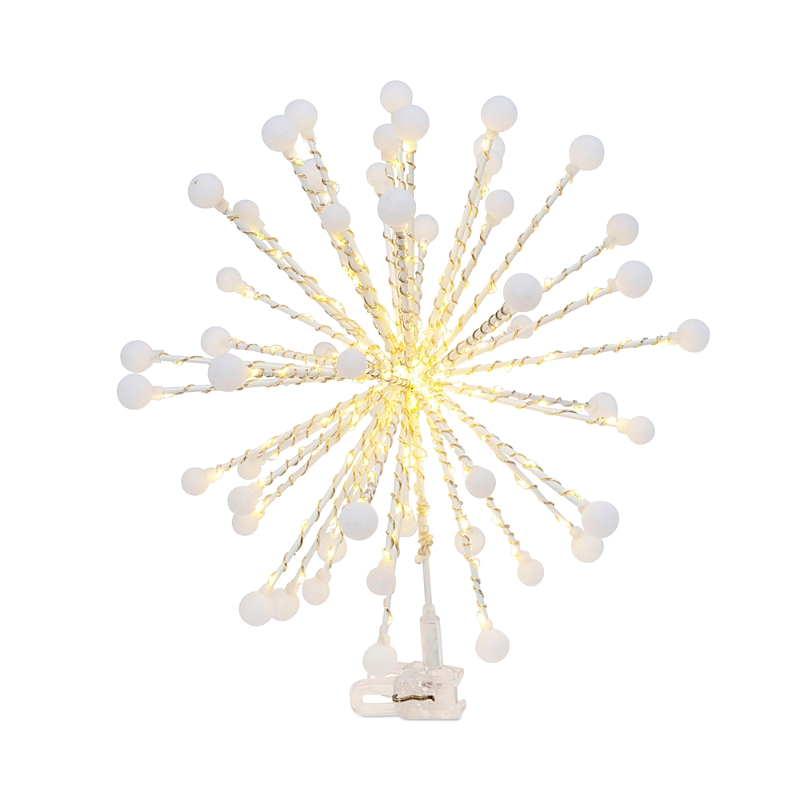 Gerson Company Lighted Starburst Tree Topper In Gold