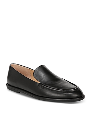 Shop Vince Women's Sloan Leather Loafers In Black Leather