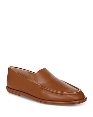 Shop Vince Women's Sloan Leather Loafers In Sequoia Brown Leather