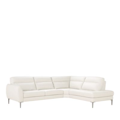 Parisi 2-Piece Leather Sectional