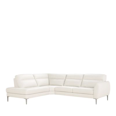 Parisi 2-Piece Leather Sectional