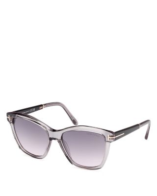 Square Plastic Sunglasses, 54mm
