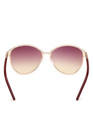 Bordeaux Round Sunglasses, 59mm