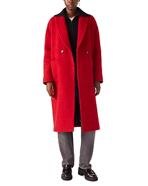 Shop Ba&sh Ba & Sh Tao Duster Coat In Red