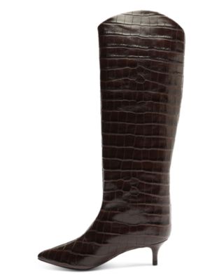 Women's Maryana Lo Pointed Toe Mid Heel Tall Boots