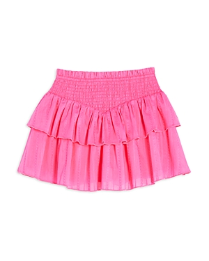 Katiejnyc Girls' Brooke Skirt - Big Kid In Neon Pink