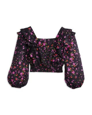 Girls' Floral Print Ruffled Top & Skirt, Little Kid, Big Kid - Exclusive