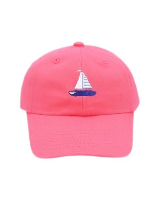 Bits & Bows Sailboat Bow Baseball Hat with back bow