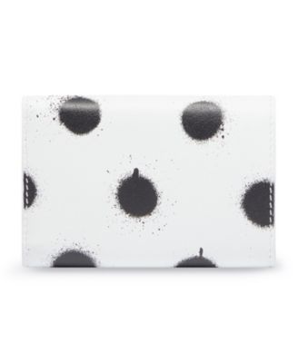 Papier Mini Wallet Sprayed Polka Dots Printed