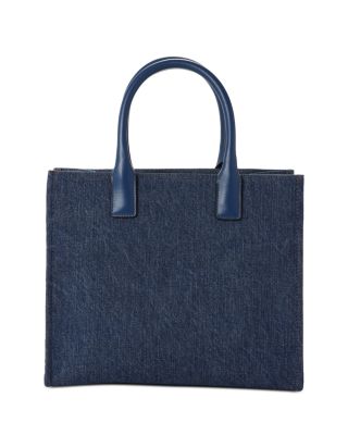 La Medusa Small Denim Tote