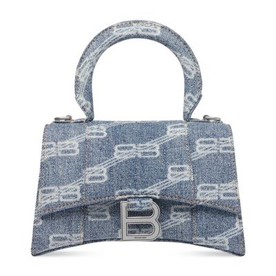 【BALENCIAGA】関税込☆Hourglass BB モノグラムバッグ XS Balenciaga Hourglass Handbag XS BB Monogram Beige/Brown in