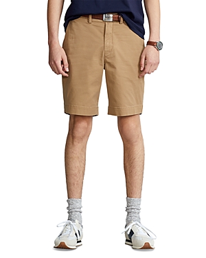 Shop Polo Ralph Lauren Cotton Blend Regular Fit Chino Shorts In Sandsurf