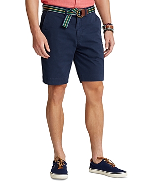 Polo Ralph Lauren Cotton Blend Regular Fit Chino Shorts In Ink