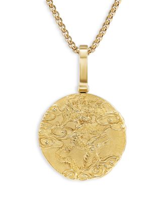 Dragon Amulet in 18K Yellow Gold