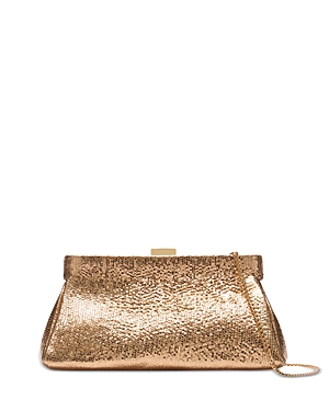 Demellier London Mini Cannes Leather Shoulder Bag In Gold