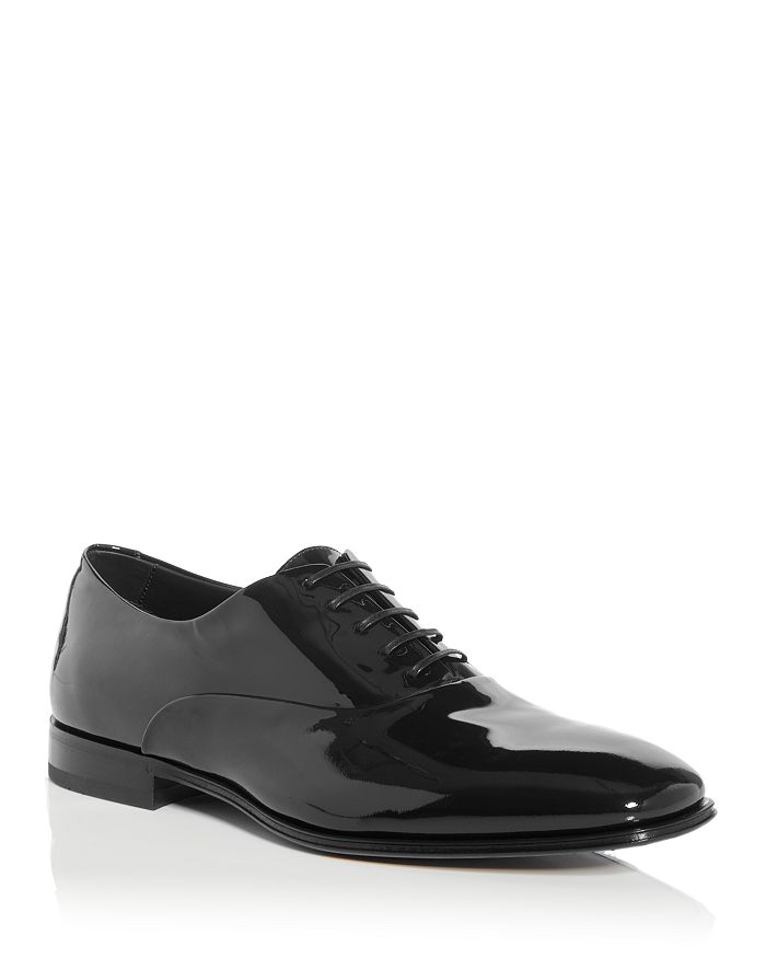 Ferragamo Men's Square Plain Toe Oxfords | Bloomingdale's