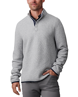Rhone Gramercy Pullover In Heather Gray