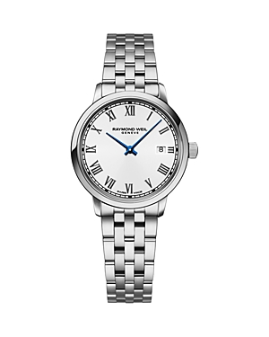 Shop Raymond Weil Toccata Watch, 29mm In White/silver