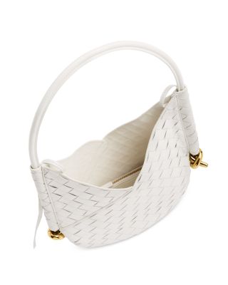 Solstice Intrecciato Leather Shoulder Bag