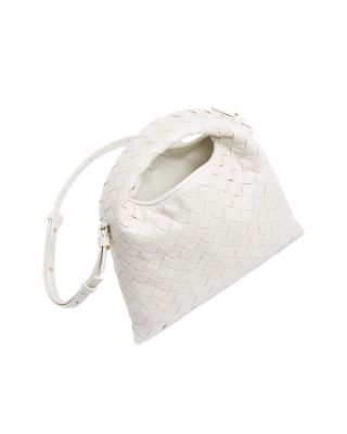 Mini Hop Intrecciato Leather Shoulder Bag