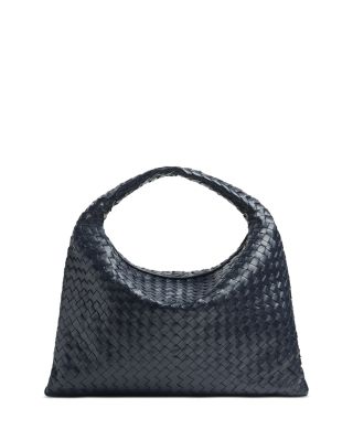 Bottega Veneta - Large Hop Intrecciato Leather Shoulder Bag