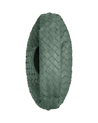 Small Hop Intrecciato Leather Shoulder Bag