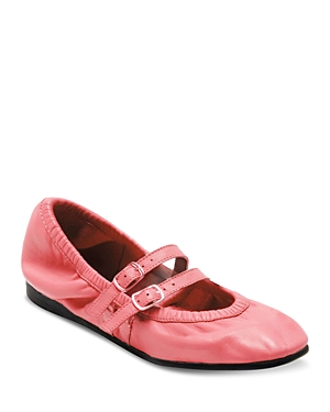 Free People Women's Gemini Ballet Flats In Watermelon