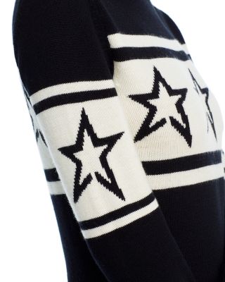 Chopper Wool Star Intarsia Sweater 