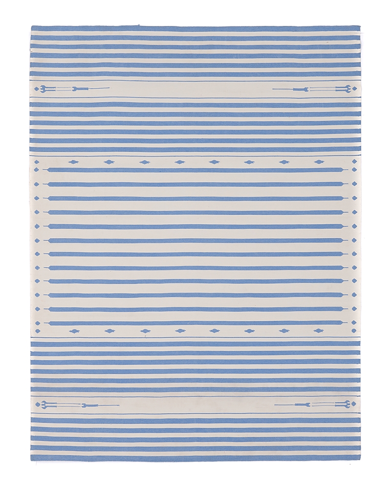 Stark Studio Rugs Kyree A27598 Area Rug, 8' X 10' In White/blue