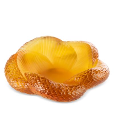Lalique - Serpent Bowl, Amber
