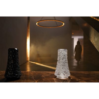 Panther Crystal Vase, Clear