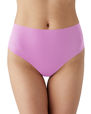 B.tempt'd By Wacoal B.bare Hi Waist Thong In Smoky Grape