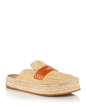 Jw Anderson Women's Espadrille Mule Loafers In Natural